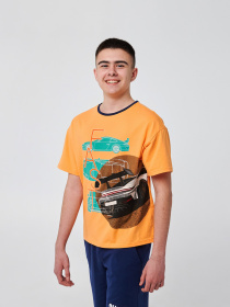 Футболка SMIL модель smil_110755-oranzevyj Фото