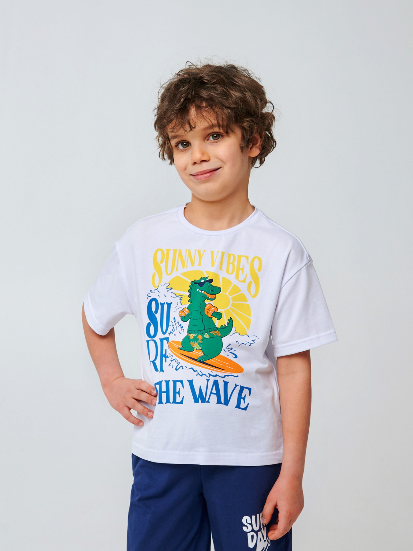 Футболка SMIL модель smil_110751-belyj Фото