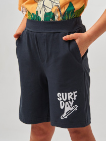 Повседневные шорты SMIL модель smil_112435-temno-seryj Фото