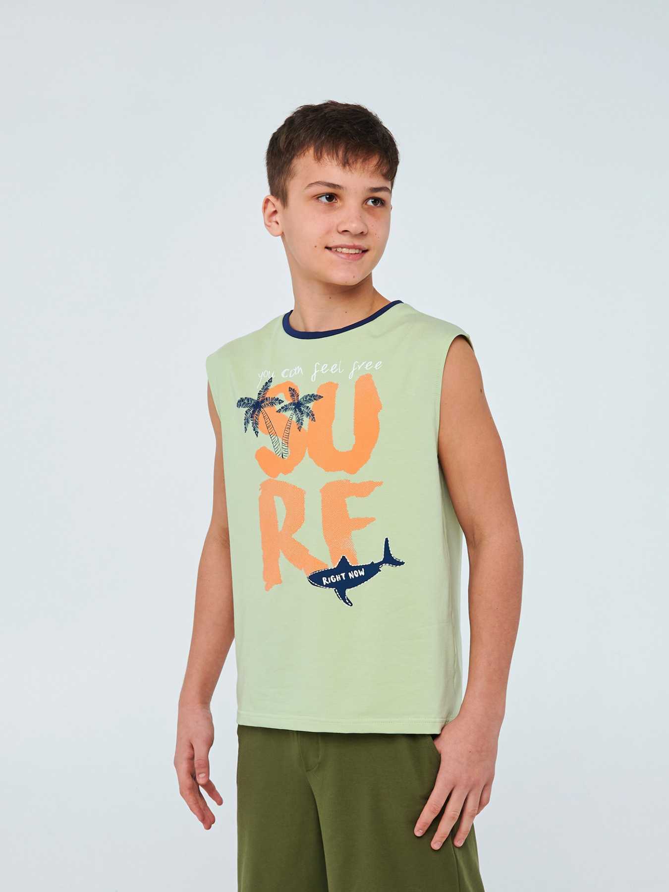 Майка SMIL модель smil_110757-fistaskovyj Фото