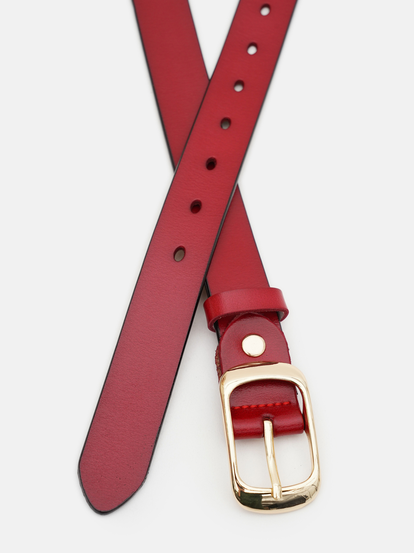 Ремінь Borsa Leather модель CV1ZK-008bo-goldbordo Фото