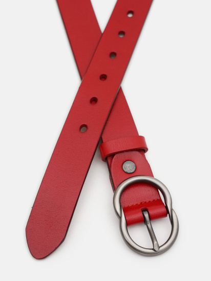 Ремінь Borsa Leather модель CV1ZK-002r-red — фото - INTERTOP