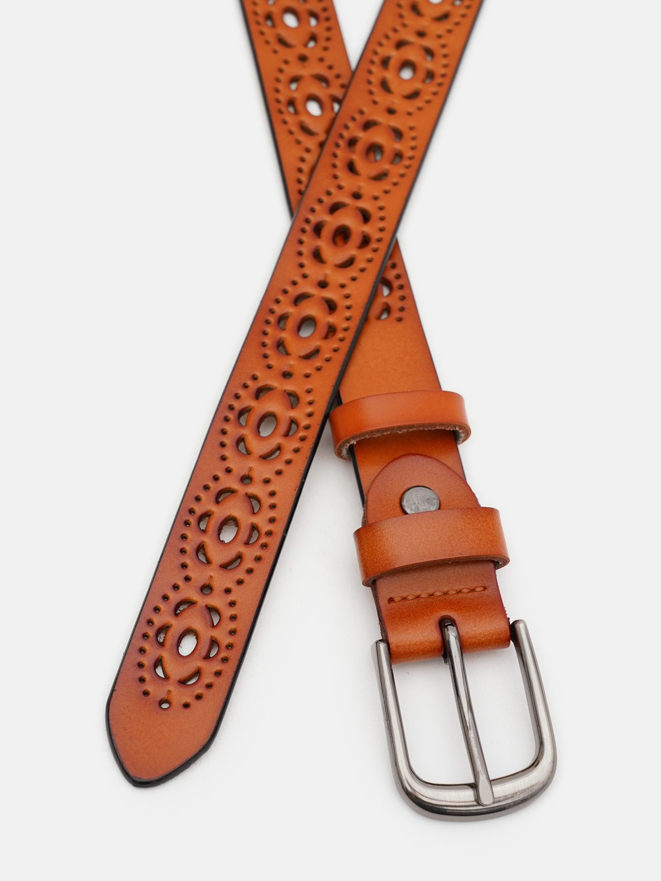 Ремінь Borsa Leather модель CV1ZK-040g-ginger Фото