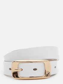 Ремінь Borsa Leather модель CV1ZK-015-goldwhite Фото