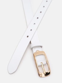 Ремінь Borsa Leather модель CV1ZK-015-goldwhite Фото