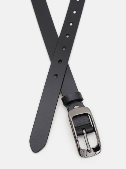 Ремінь Borsa Leather модель CV1ZK-015bl-black — фото - INTERTOP