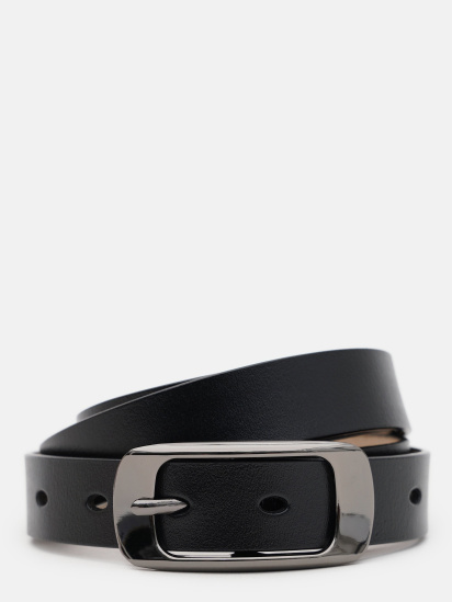 Ремінь Borsa Leather модель CV1ZK-015bl-black - фото
