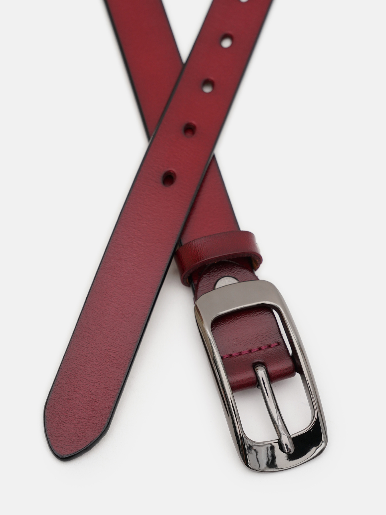 Ремінь Borsa Leather модель CV1ZK-015bo-bordo Фото