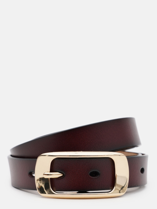 Ремень Borsa Leather модель CV1ZK015-goldbrown Фото