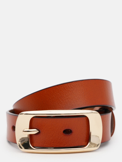 Ремінь Borsa Leather модель CV1ZK015-goldginger - фото