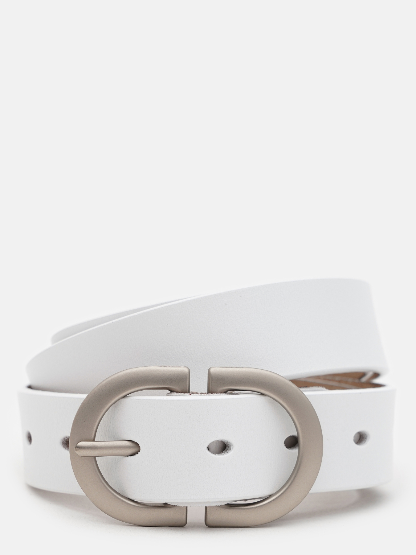 Ремінь Borsa Leather модель CV1ZK-105w-white Ремінь Borsa Leather модель CV1ZK-105w-white Фото