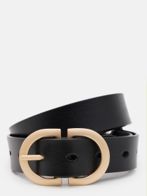 Ремень Borsa Leather модель CV1ZK105-goldblack Фото