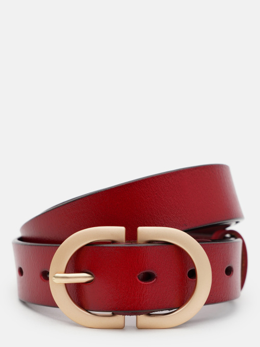 Ремінь Borsa Leather модель CV1ZK105-goldred Фото