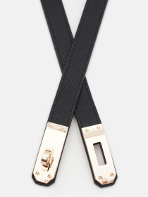 Ремень Borsa Leather модель CV1ZK-135bl-black Фото