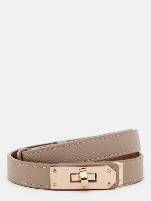 Ремінь Borsa Leather модель CV1ZK-135be-beige Фото