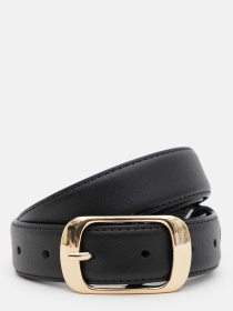 Ремень Borsa Leather модель CV1ZK158-goldblack Фото