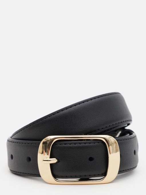 Ремінь Borsa Leather модель CV1ZK158-goldblack Фото