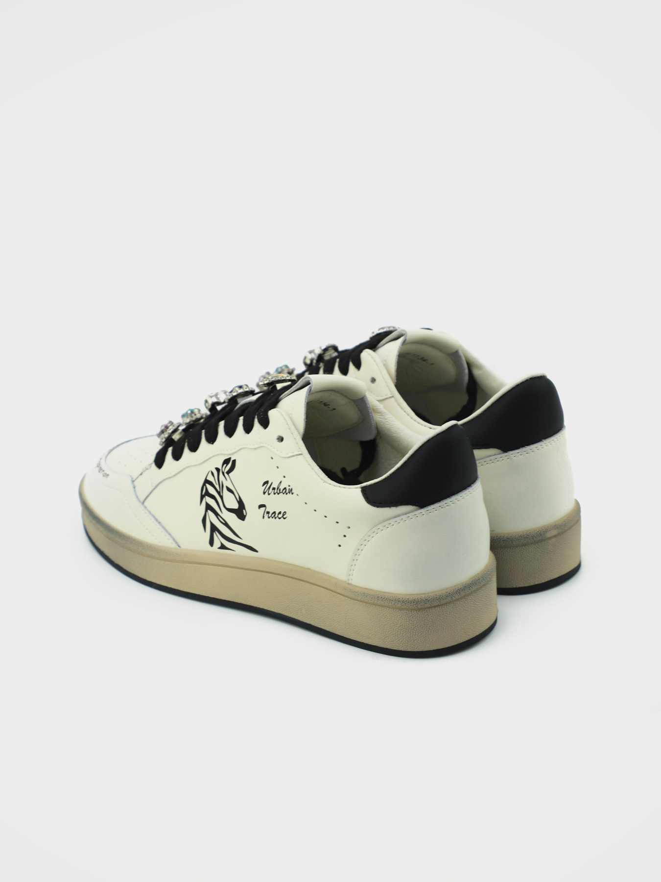 Кеды низкие URBAN TRACE модель UT24-W-1134-1_zebra Фото