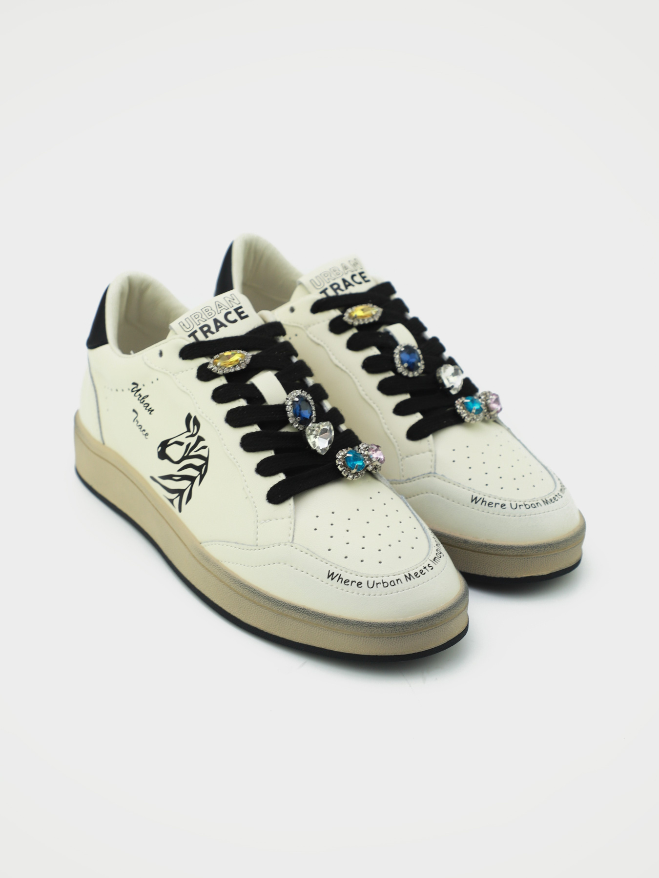 Кеды низкие URBAN TRACE модель UT24-W-1134-1_zebra Фото