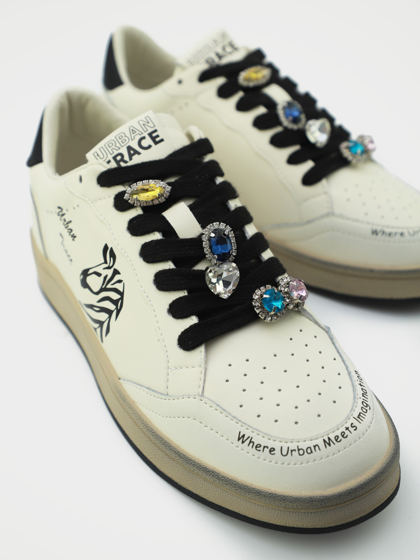 Кеды низкие URBAN TRACE модель UT24-W-1134-1_zebra Фото