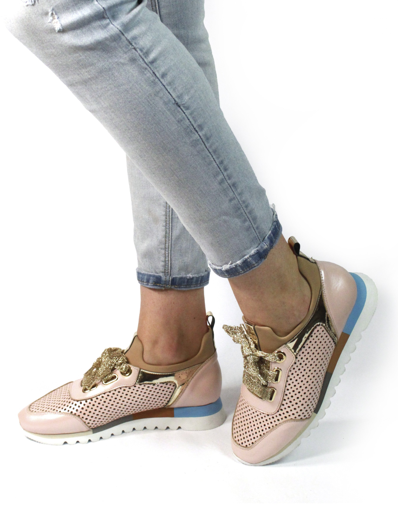 Кроссовки It-girl модель 5517-61_pudra Фото