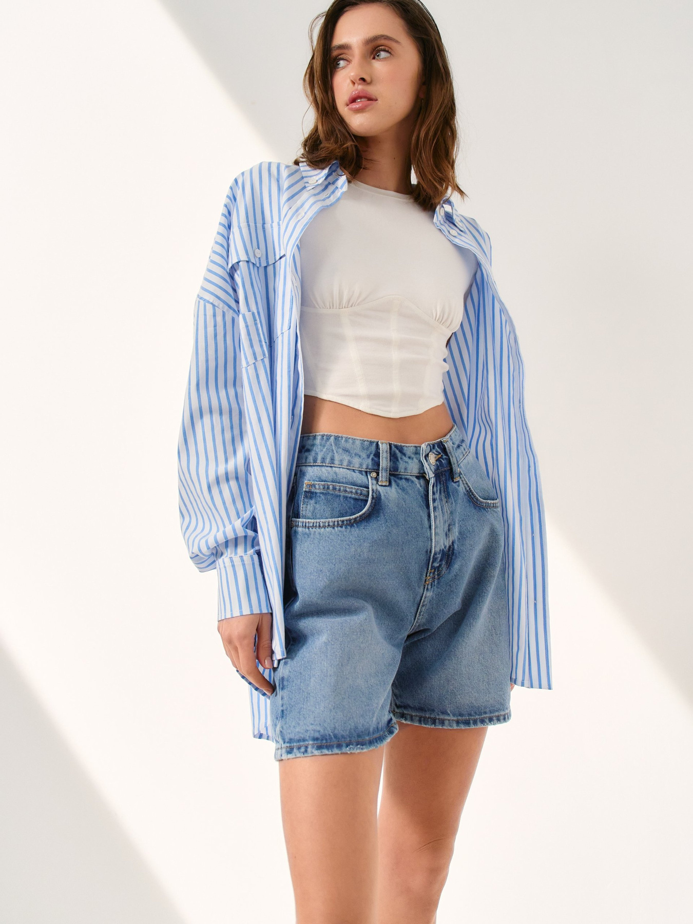 Шорти джинсові Gepur модель 46313 Фото