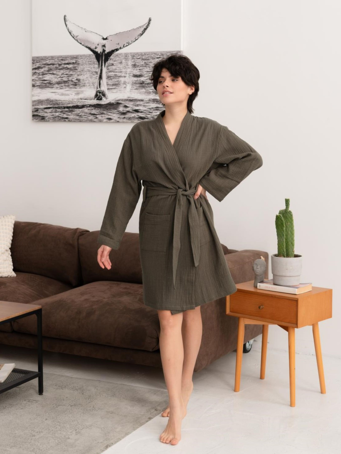 Халат Cosy модель M61W Фото