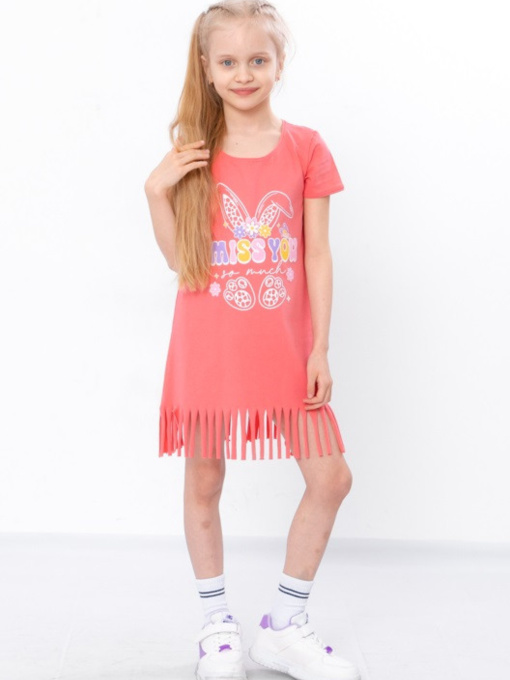 Платье-футболка Носи своє модель 6192-036-33-pomaranchevij-koral Фото