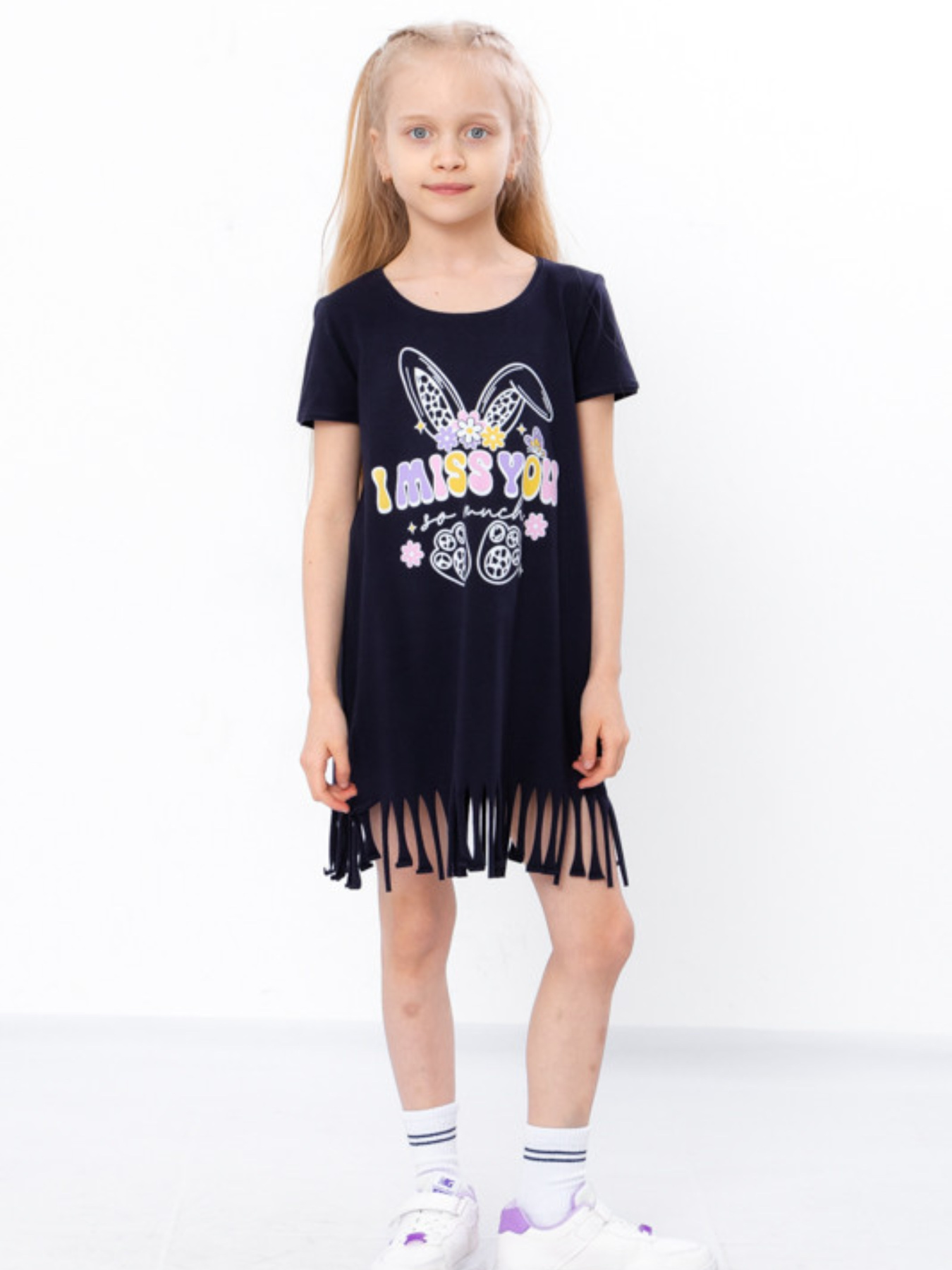 Сукня-футболка Носи своє модель 6192-036-33-chornilxno-sinj Фото