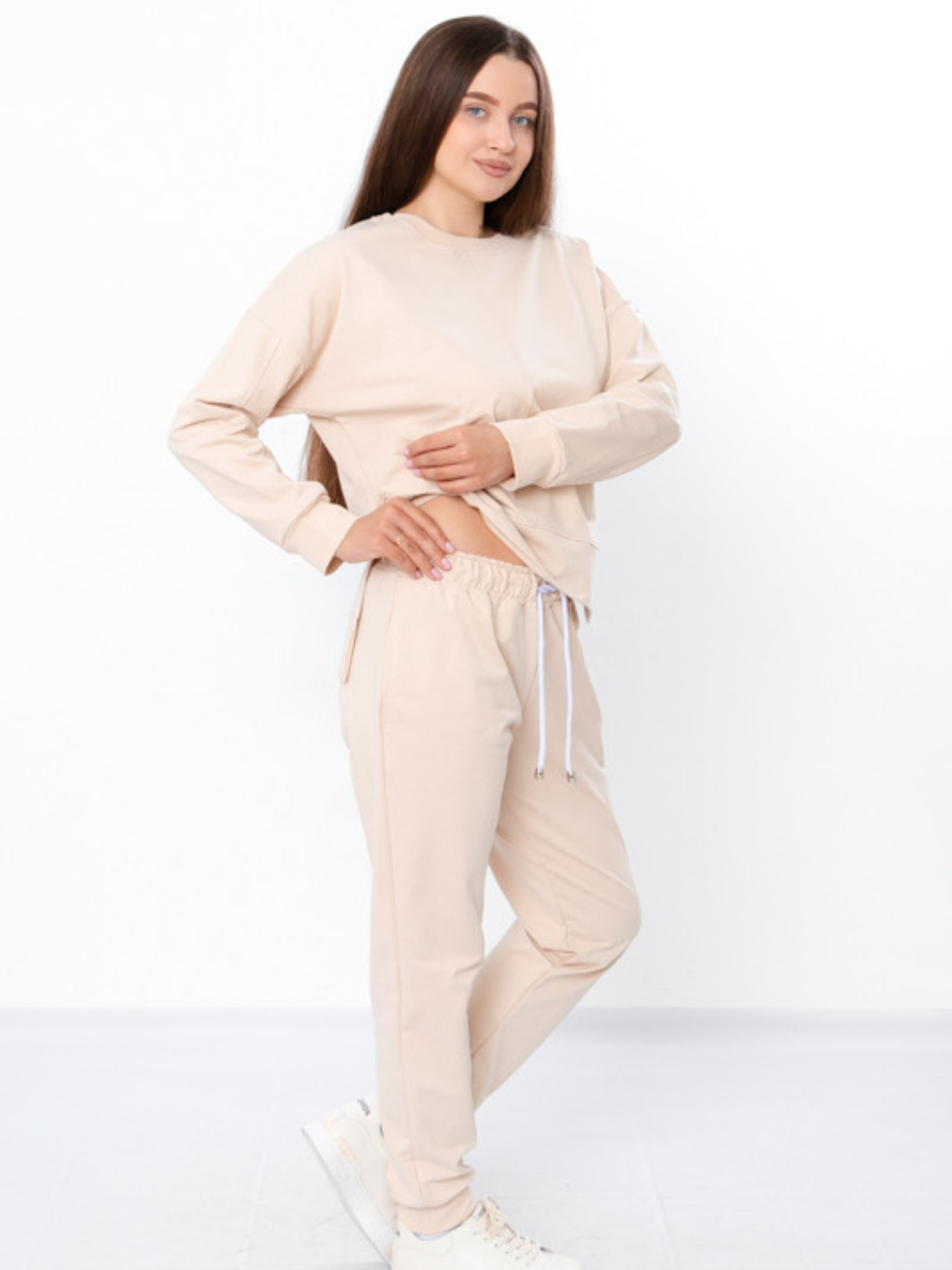 Спортивный костюм Носи своє модель 8285-057-kremovij Спортивный костюм Носи своє модель 8285-057-kremovij Фото