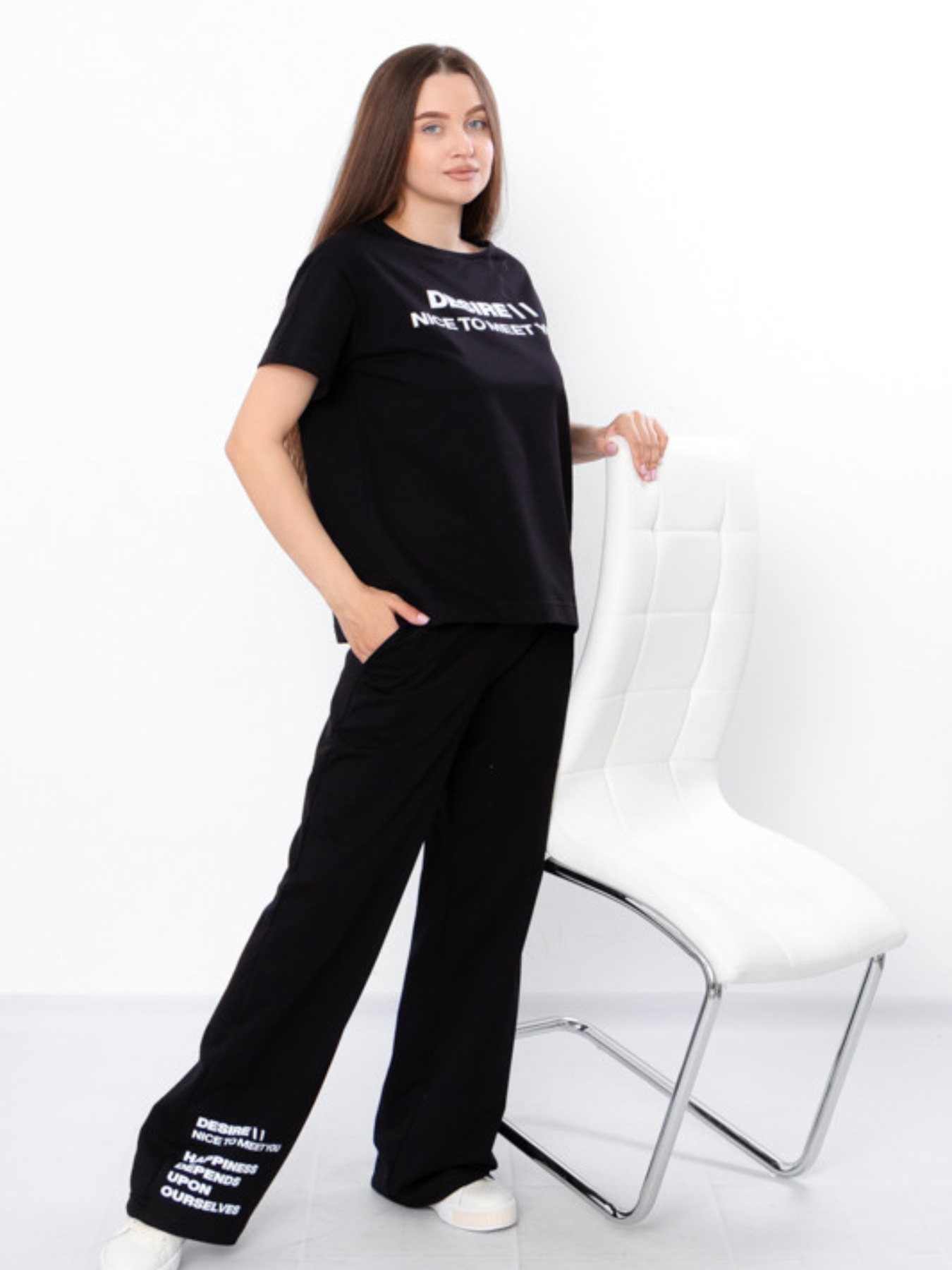 Повседневный костюм Носи своє модель 8190-057-33-1-chornij-desire Повседневный костюм Носи своє модель 8190-057-33-1-chornij-desire Фото