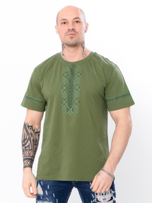 Футболка Носи своє модель 8012-4-temno-fstashkovij Фото