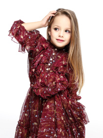 Сукня міді Alnest модель ALN 142 Фото