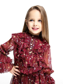 Сукня міді Alnest модель ALN 142 Фото