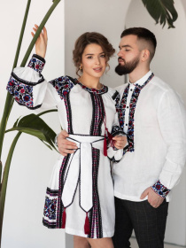 Вышитое платье Golden Trinity модель BART03 Фото