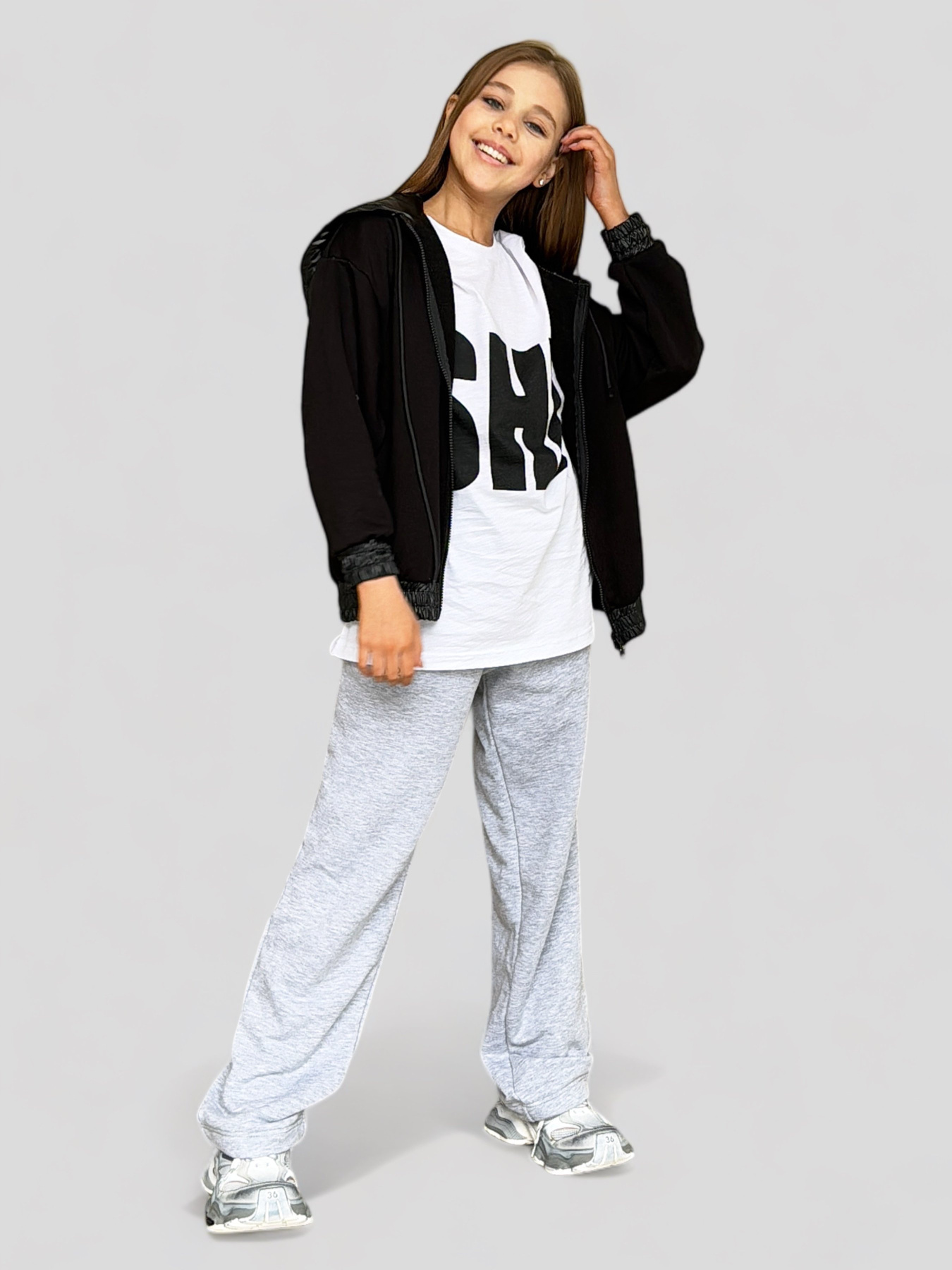 Спортивні штани EVIE модель Grey-793 Фото