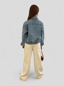 Джинсова куртка EVIE модель Denim - 23236 Фото
