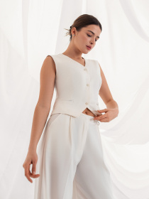 Классический жилет Romashka модель 399013706072 Фото