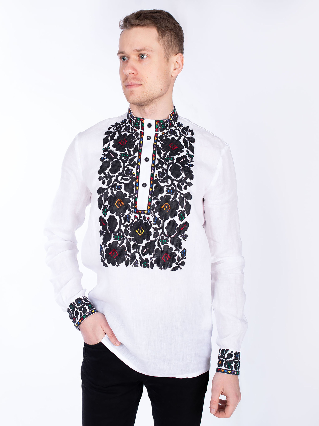 Вышитая рубашка Едельвіка модель 296-23-00 Фото