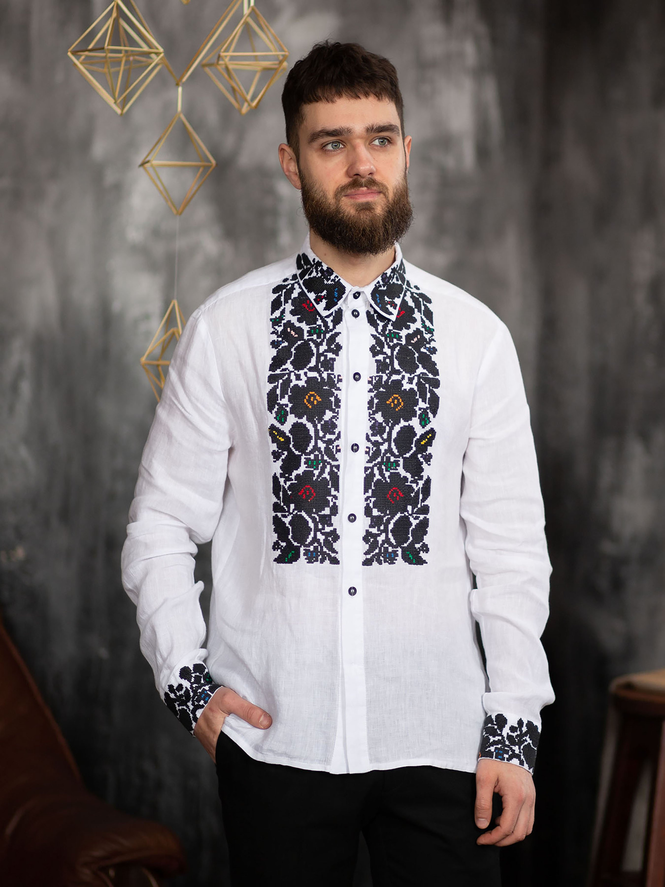 Вышитая рубашка Едельвіка модель 297-23-09 Фото