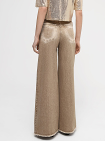 Широкі джинси A.G.N.A модель AG-2017-BEIGE Фото