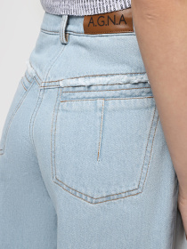 Широкие джинсы A.G.N.A модель AG-2017-LB Фото