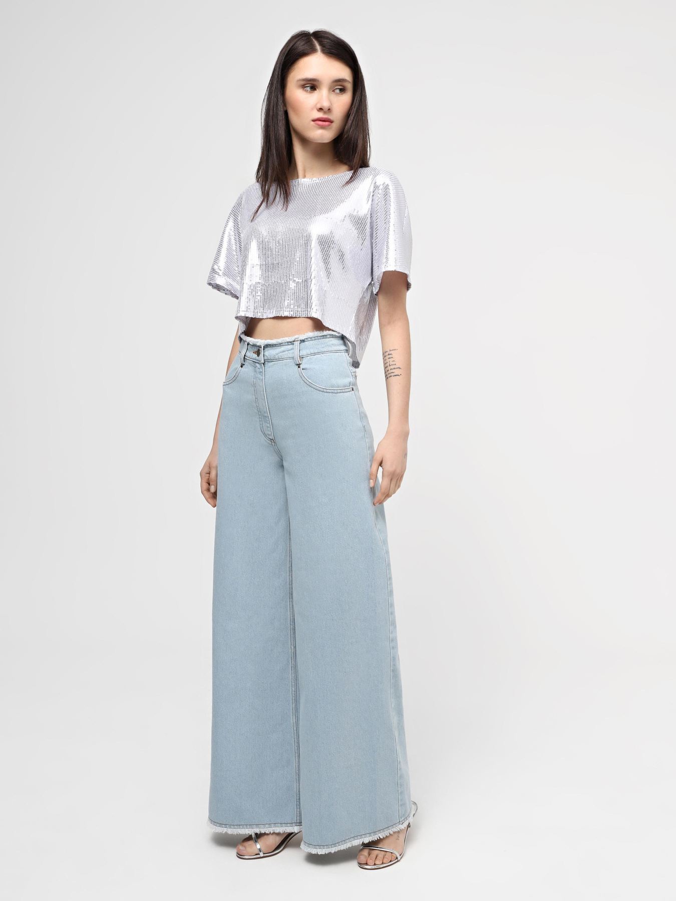 Широкі джинси A.G.N.A модель AG-2017-LB Фото