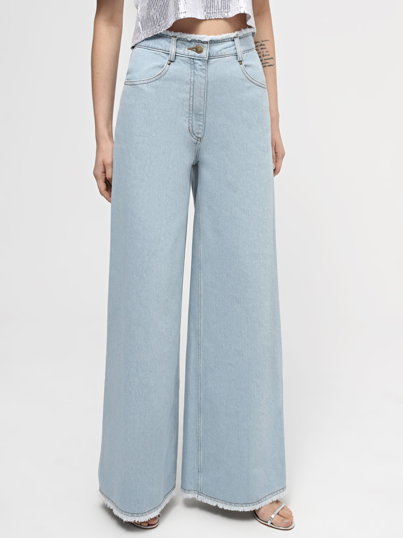 Широкі джинси A.G.N.A модель AG-2017-LB Фото