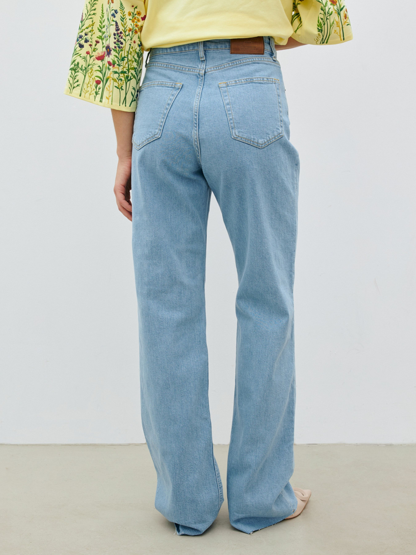 Широкі джинси RicaMare модель RM4199-24-3DP Фото