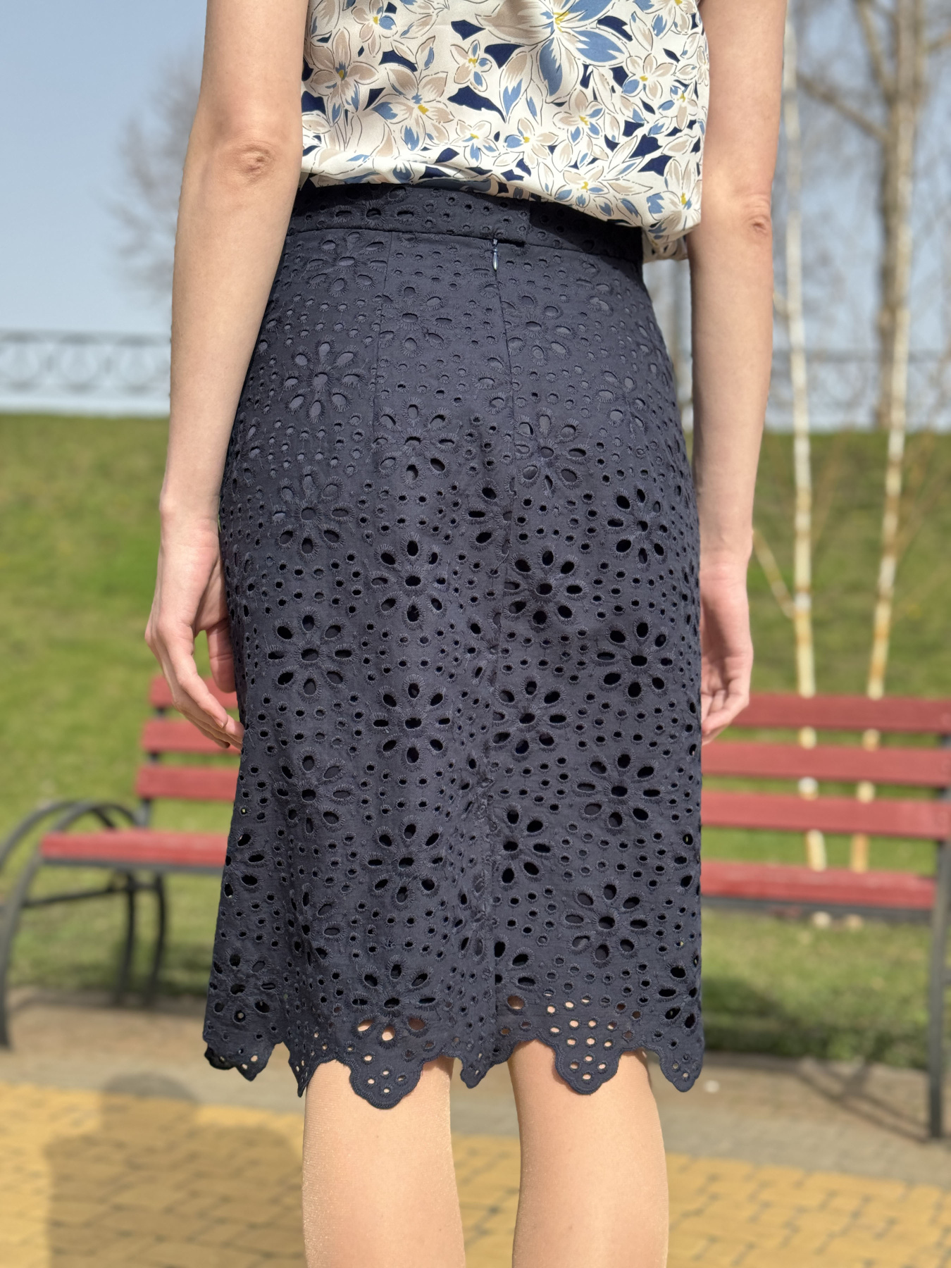 Юбка миди CAT ORANGE модель 6268 Фото