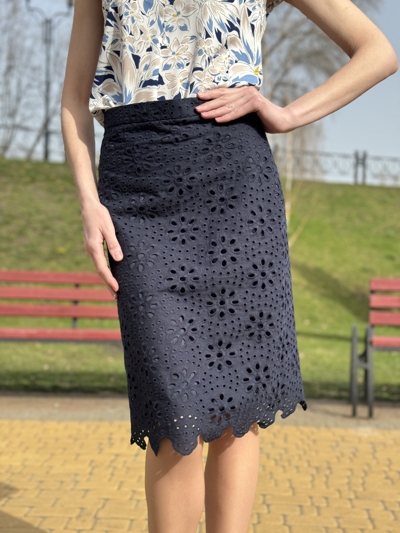 Спідниця міді CAT ORANGE модель 6268 Фото