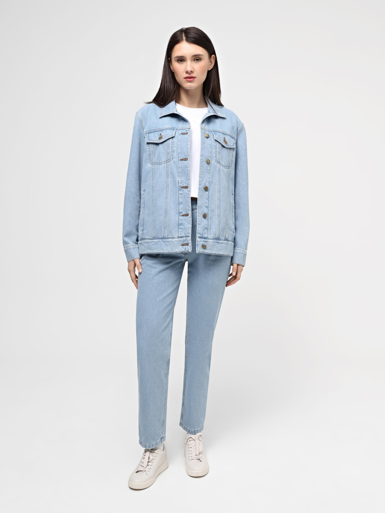 Джинсова куртка A.G.N.A модель AG-12001-LB Фото