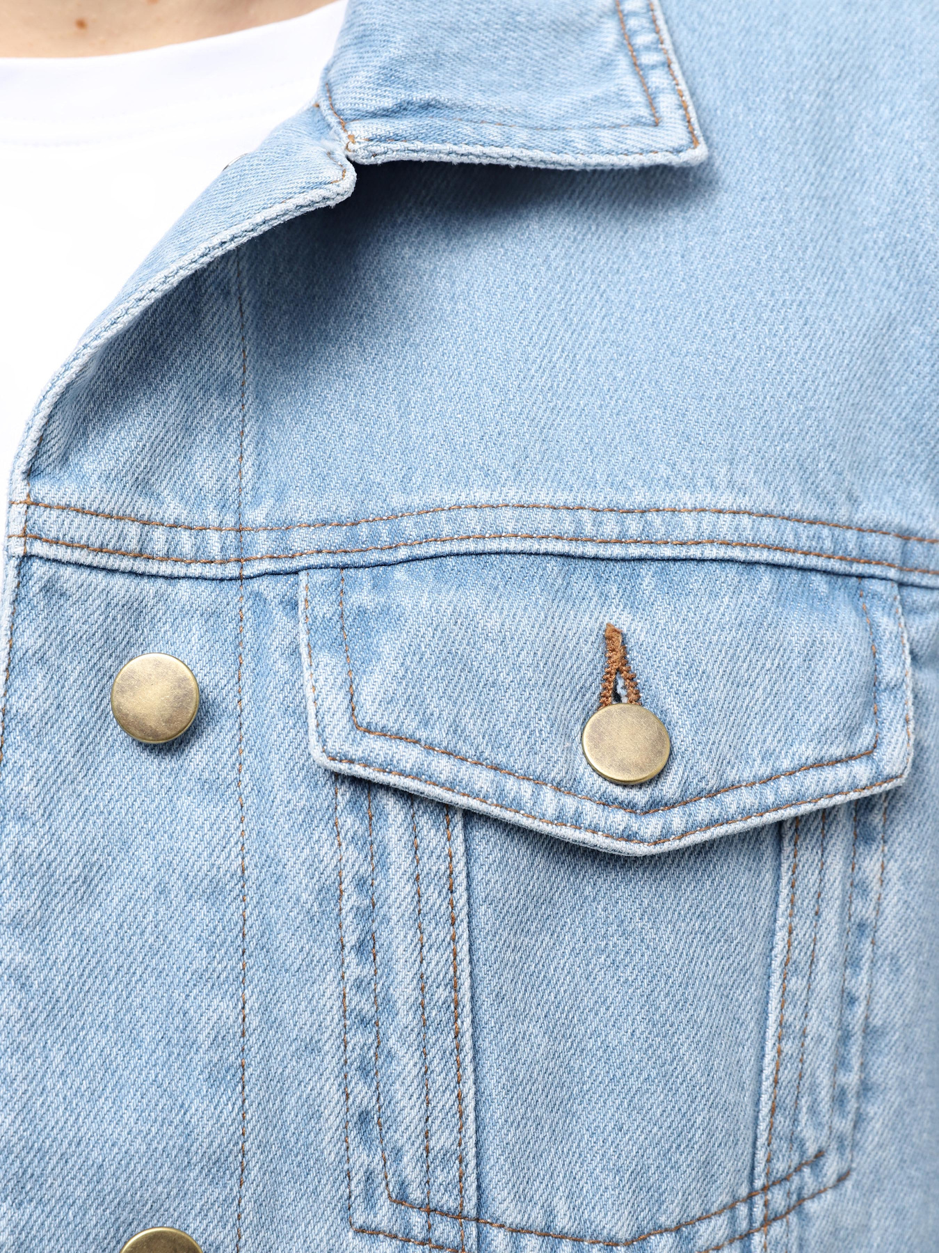 Джинсовая куртка A.G.N.A модель AG-12001-LB Фото