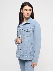 Джинсовая куртка A.G.N.A модель AG-12001-LB Джинсовая куртка A.G.N.A модель AG-12001-LB Фото